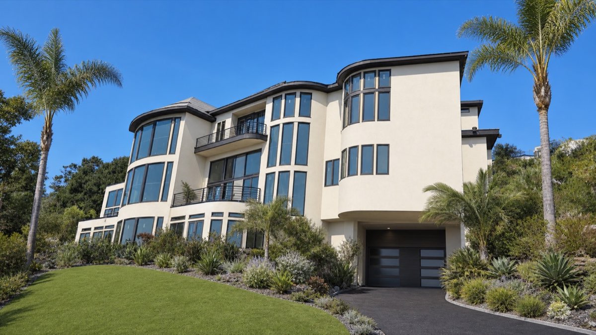 Conceptual finished exterior and landscape vision